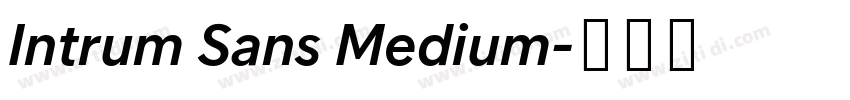 Intrum Sans Medium字体转换 Intrum Sans Medium字体转换